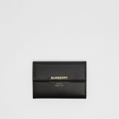 Horseferry Print Leather Folding Wallet 