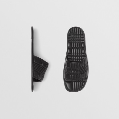 burberry slides black