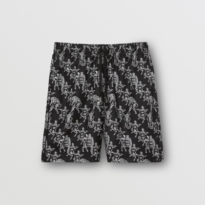 Black burberry shorts Clearance