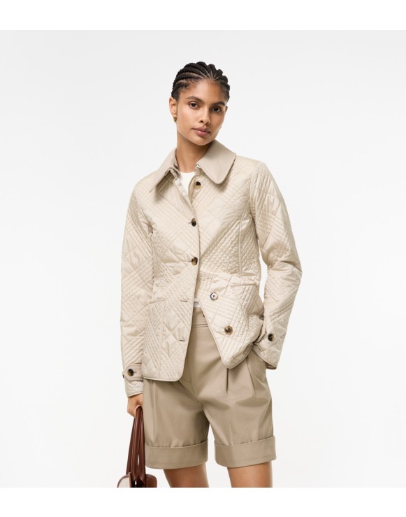 ウィメンズ デザイナー キルティングジャケット | Burberry®
