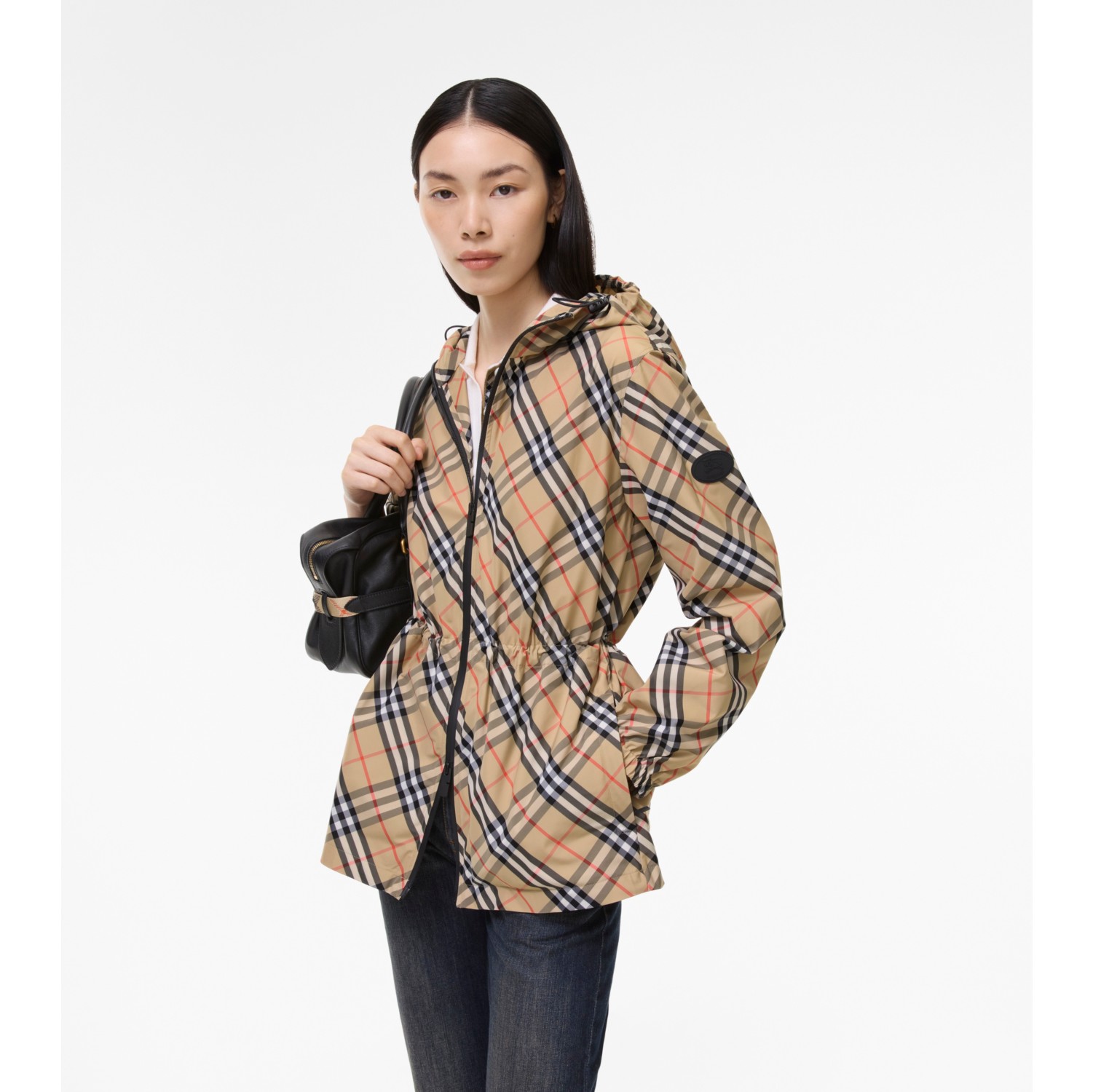Check Whitstable Hooded Jacket