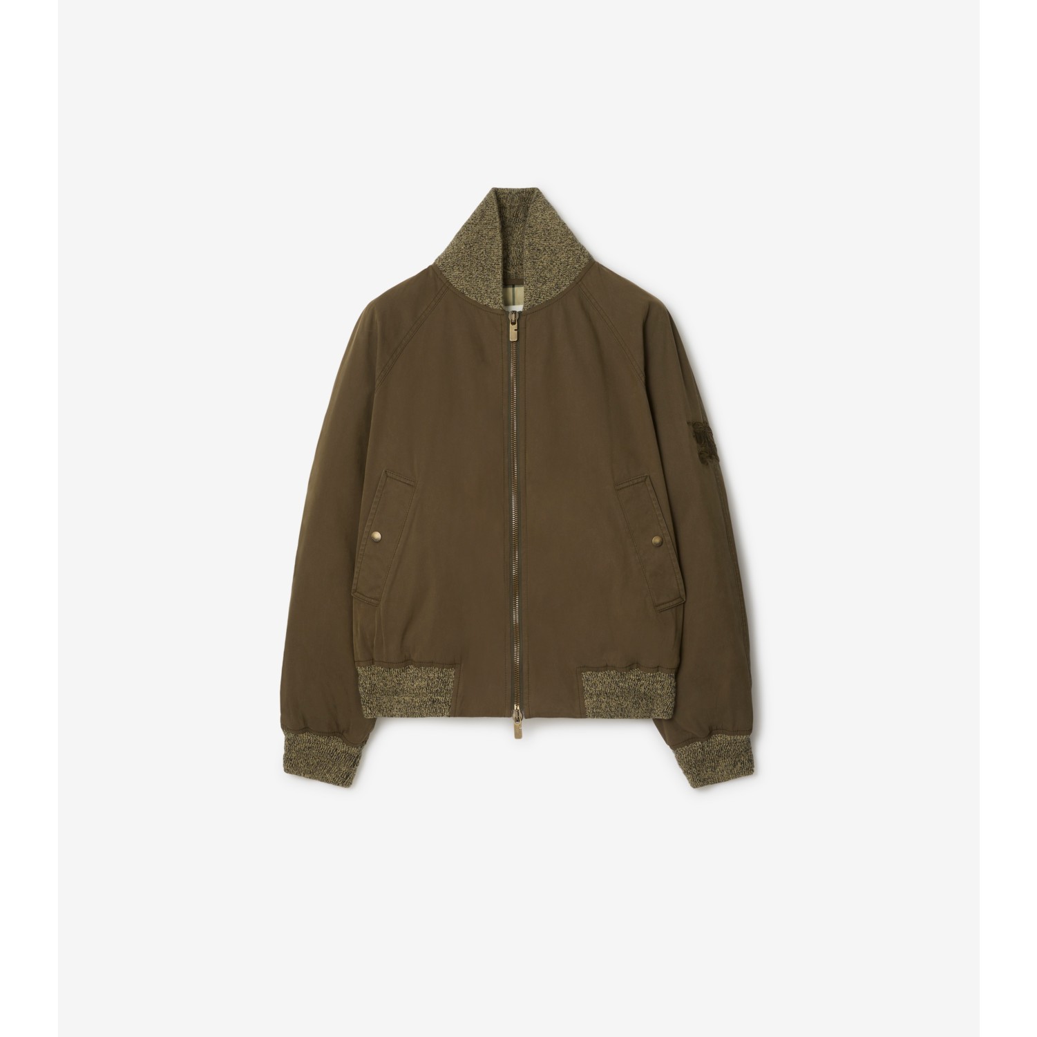 Gabardine Bomber Jacket