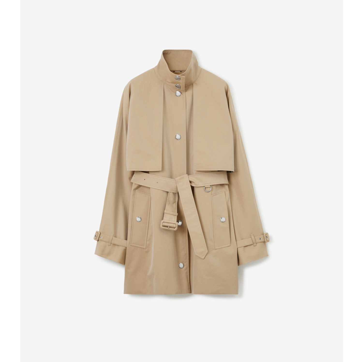 Trench coat corto Wimbledon (MIELE) - Uomo, Gabardine di cotone | Sito  ufficiale Burberry®