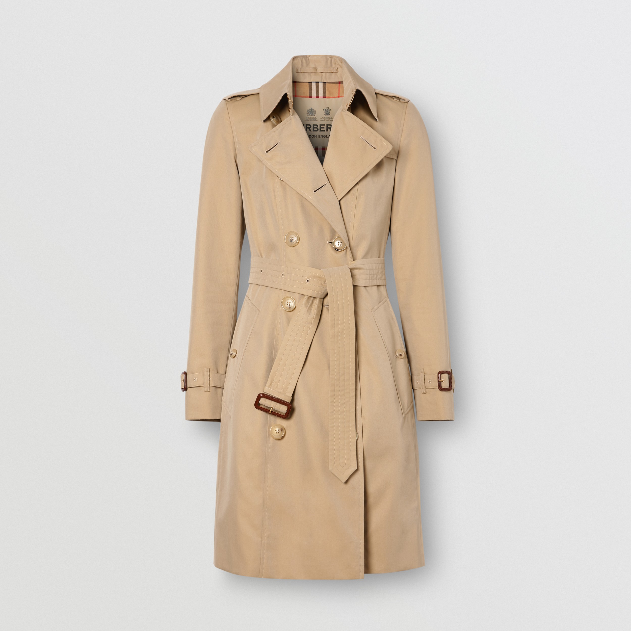 The Mid-length Chelsea Heritage Trench Coat in Honey - Women | Burberry® Official - 4