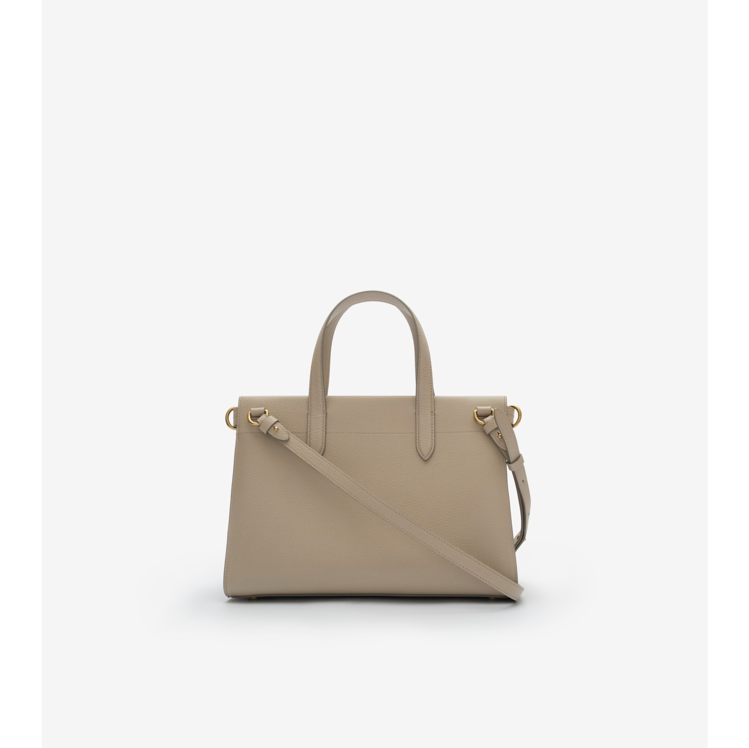 Small Cotswolds Check Tote in Mushroom beige - Women, Leather