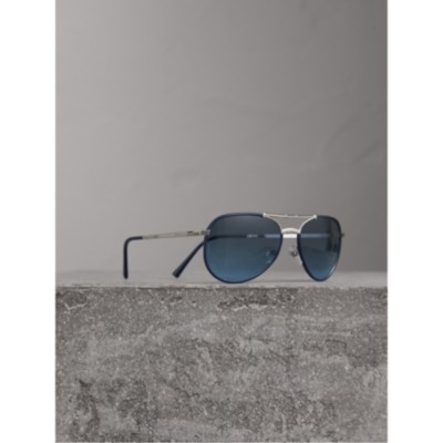 burberry folding aviators