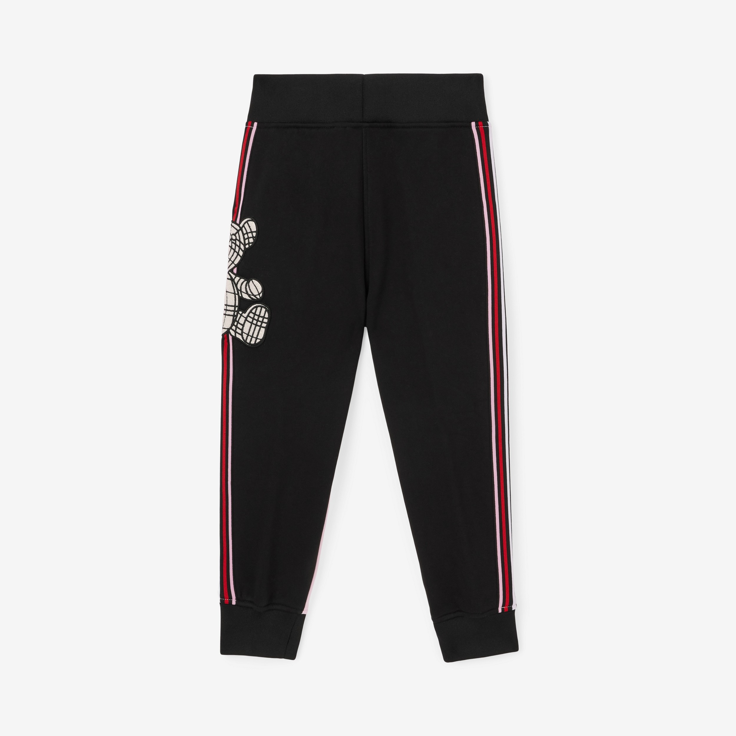 Pantaloni da jogging in cotone con applicazione orsetto Thomas (Rosa Caramella Pallido) | Sito ufficiale Burberry® - 2