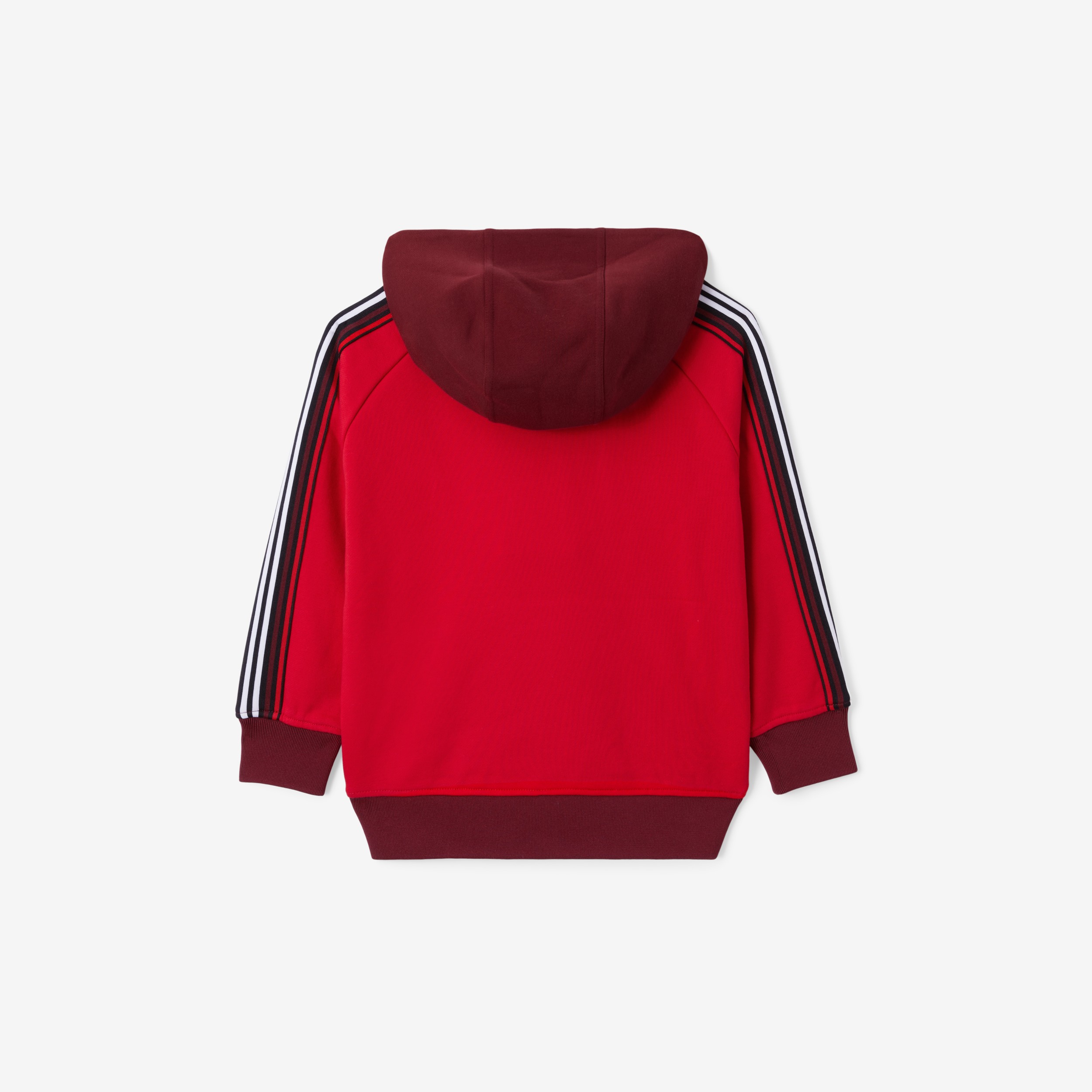 Thomas Bear Appliqué Cotton Hoodie in Deep Garnet | Burberry® Official - 2
