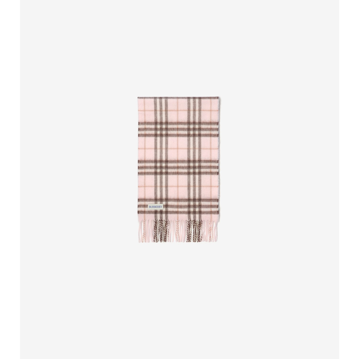 Check Cashmere Scarf