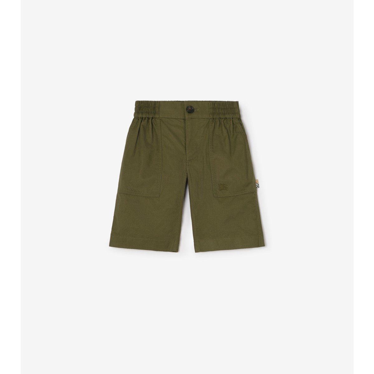  Embroidered Twill Cargo Shorts