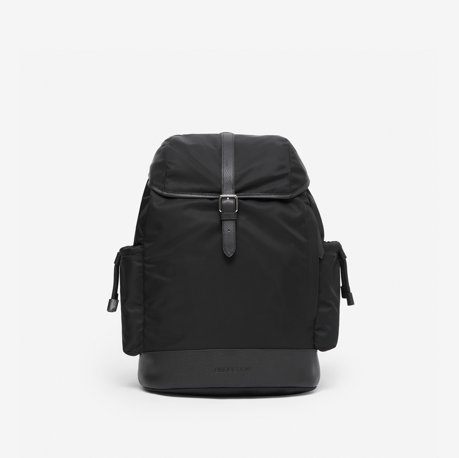 Leather Trim Nylon Baby Changing Backpack in Black - Children | Burberry® Official