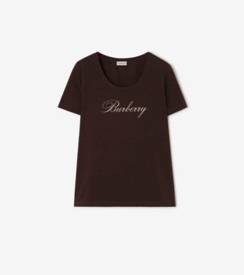 Logo Stretch Cotton T shirt Port ®