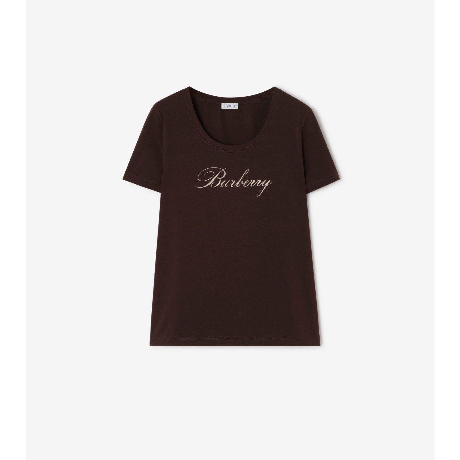 Logo Stretch Cotton T-shirt