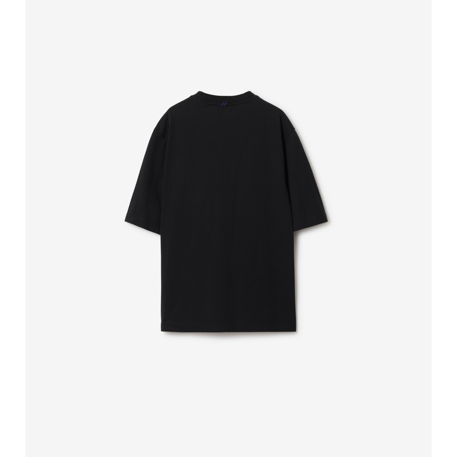 Mens Burberry black Oversized Logo T-Shirt