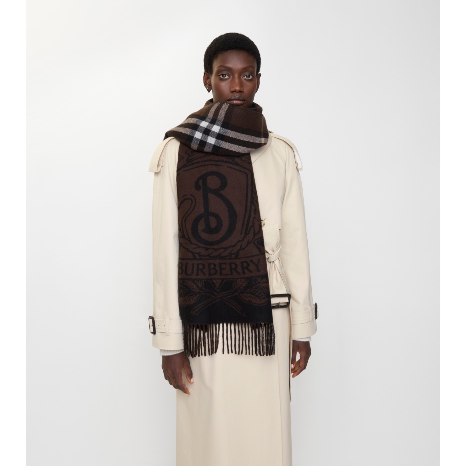 Wide Reversible Stormy Knight Scarf