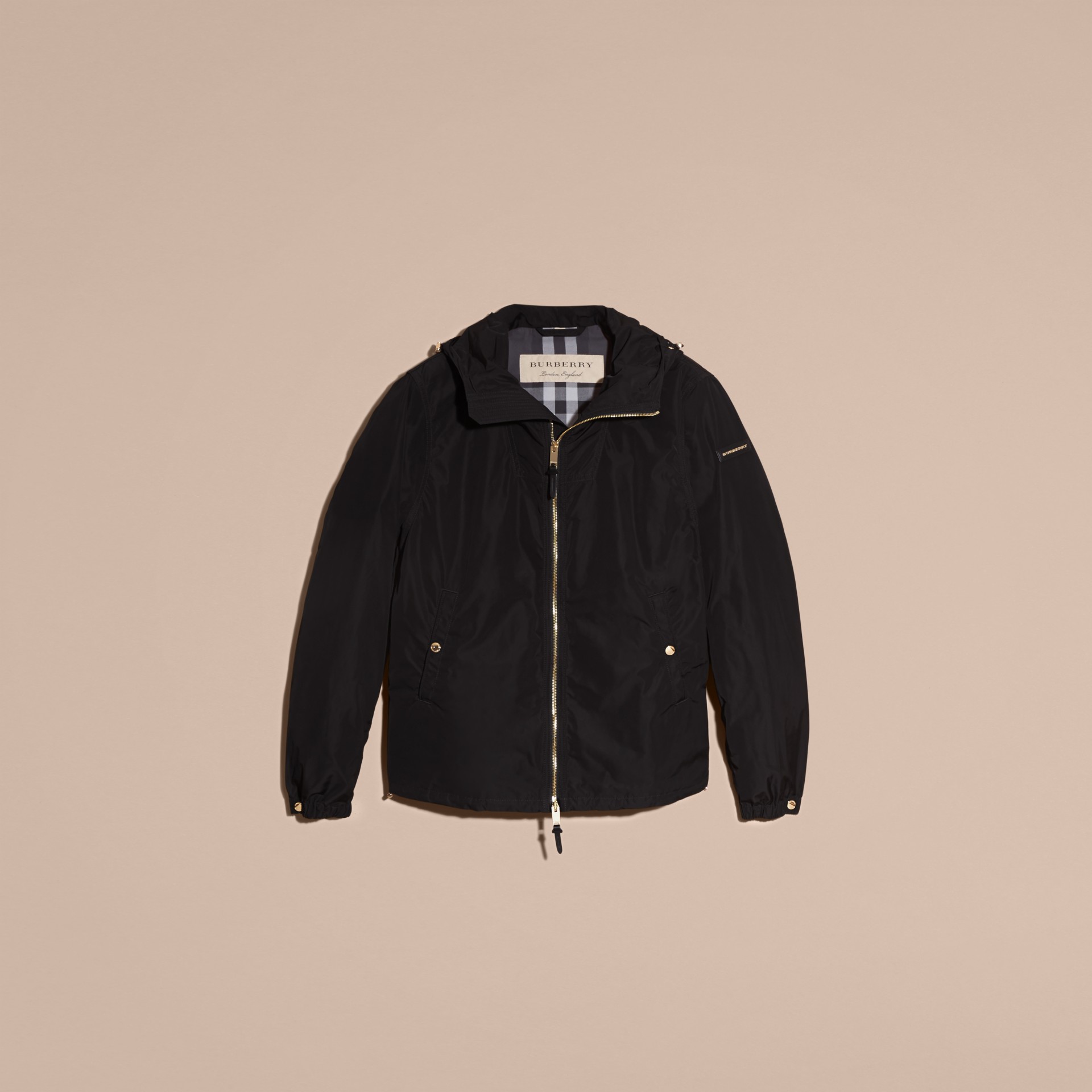 Hooded Lightweight Technical Jacket Men Burberry