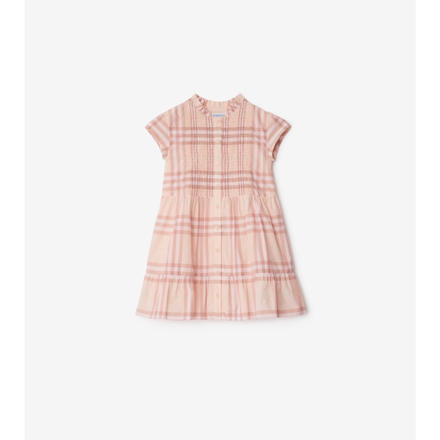 Check Cotton Poplin Dress