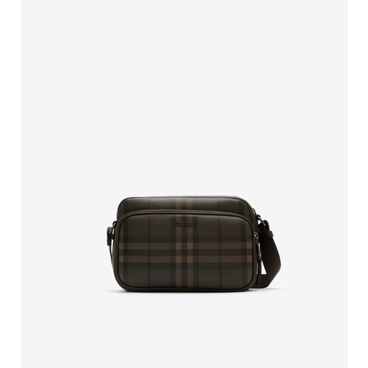  Check City Pocket Crossbody Bag