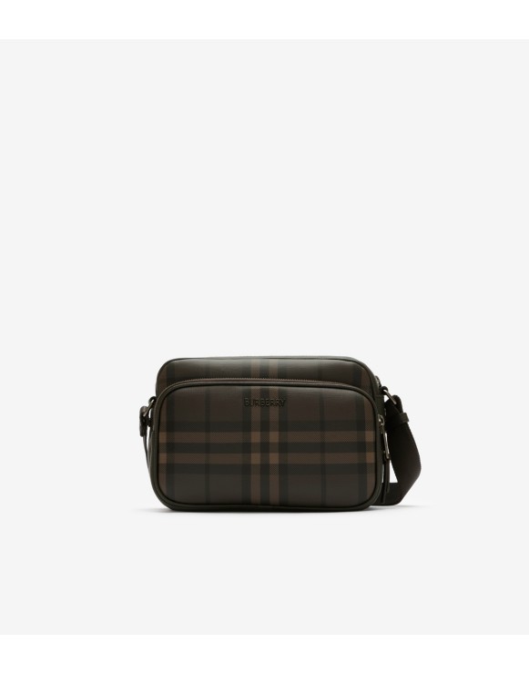 City Check Pocket Crossbody Bag