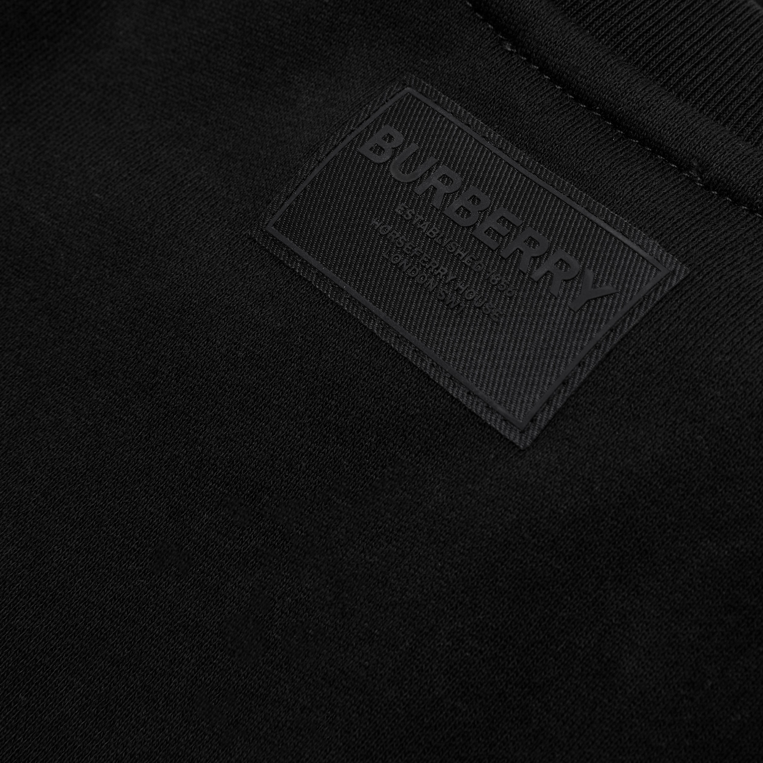 Thomas Bear Motif Cotton Sweatshirt in Black - Children | Burberry® Official - 2