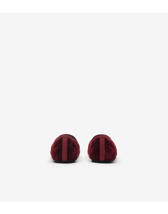 Quilted Velvet Estate Slippers