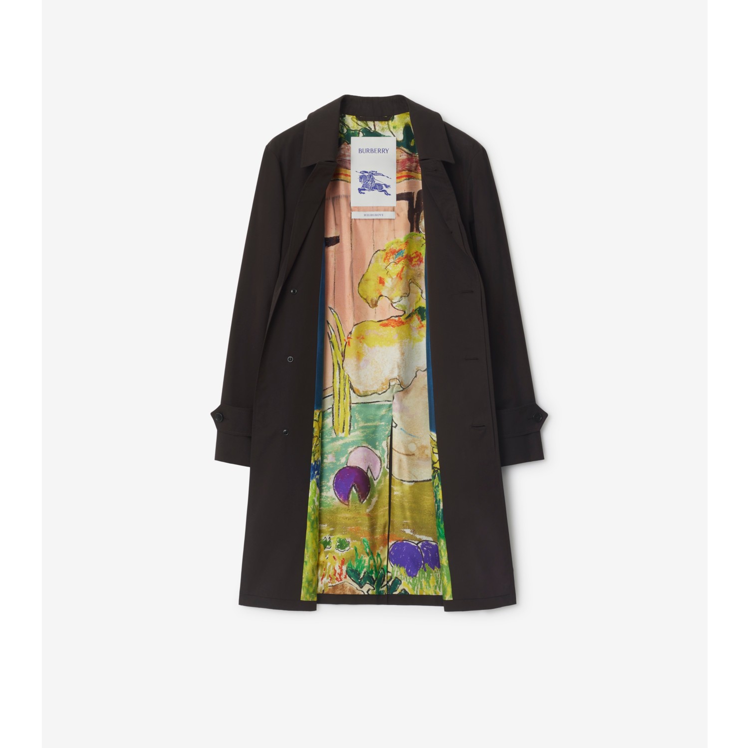 Long Highgrove Gabardine Car Coat