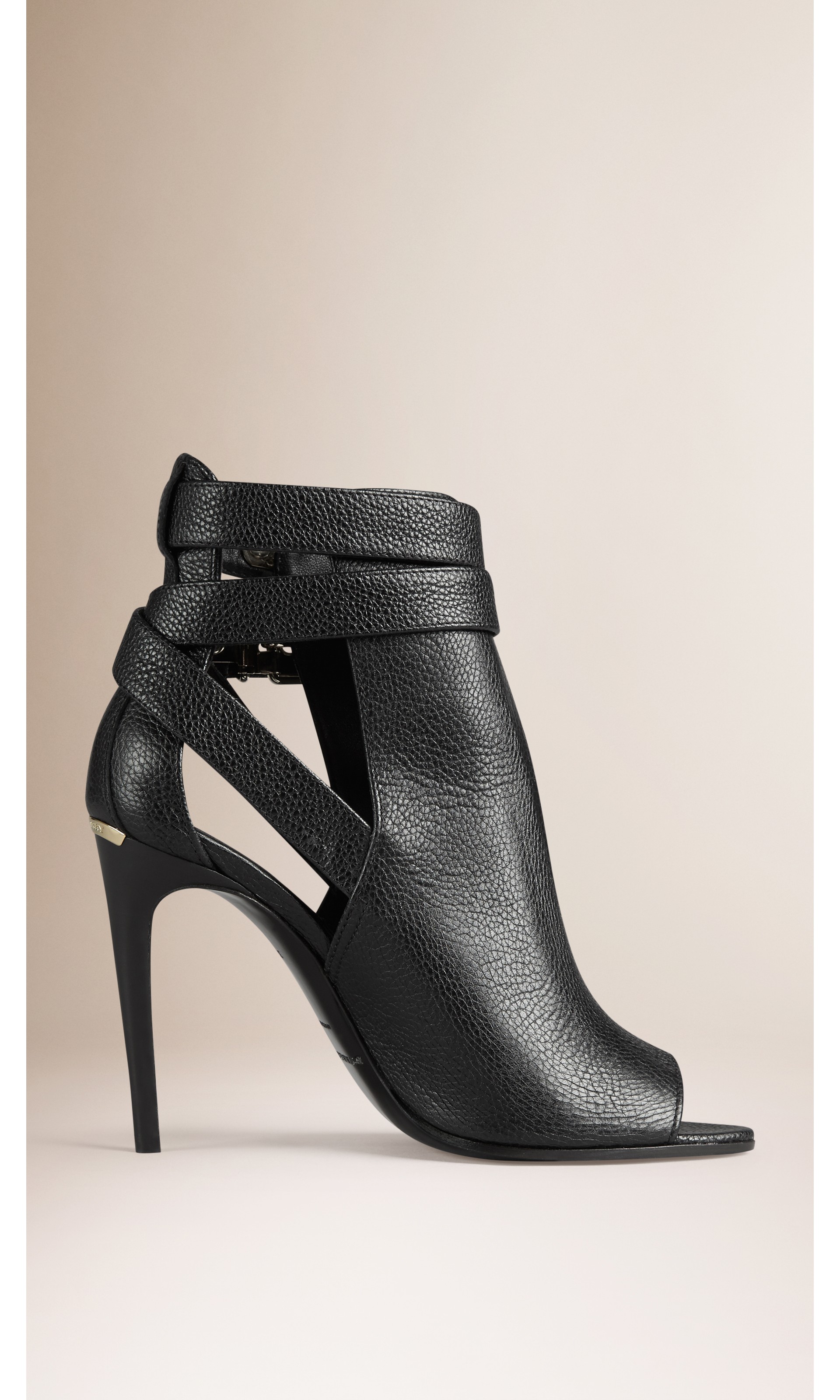 fall open toe ankle boots