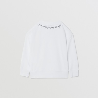 burberry monogram motif sweatshirt