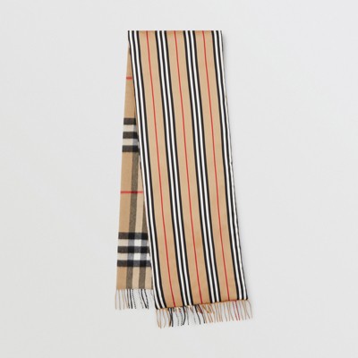 burberry silk check scarf