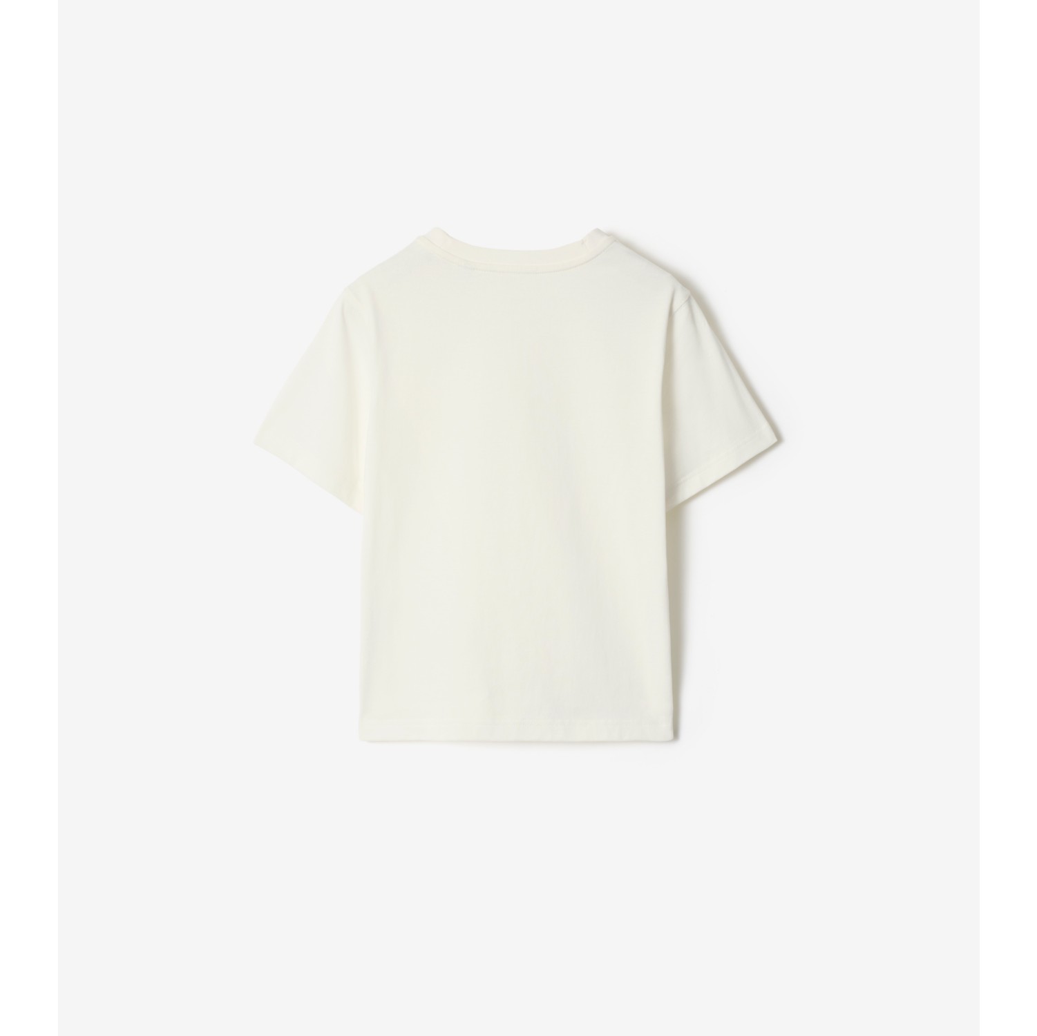 Multicolour Knight Cotton T-shirt in Chalk white | Burberry® Official
