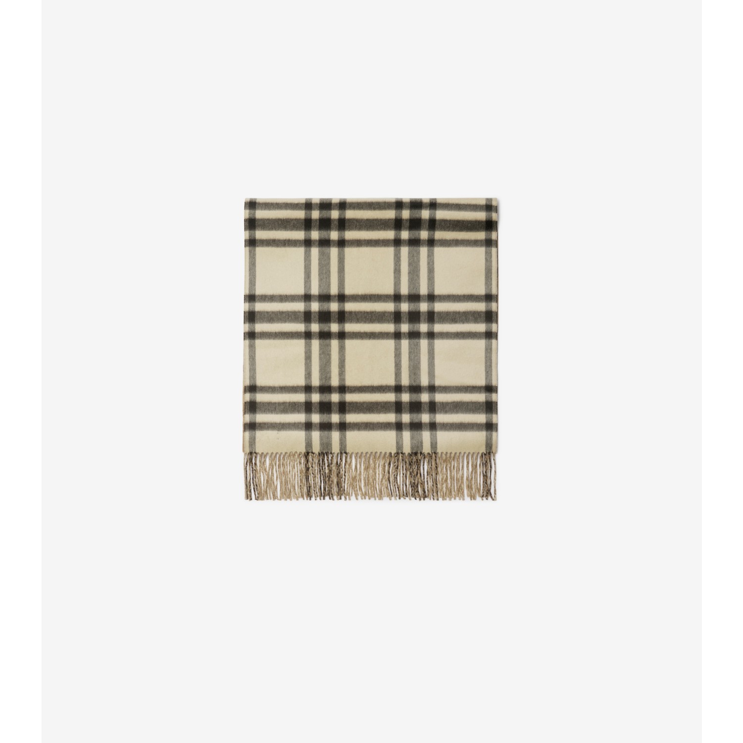 Reversible Check Cashmere Scarf