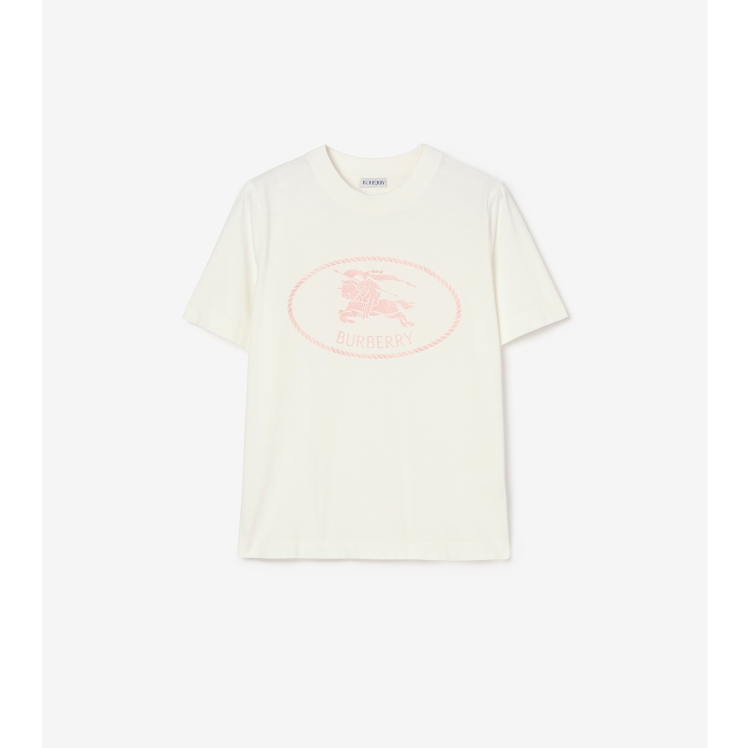 Knight Stamp Cotton T-shirt