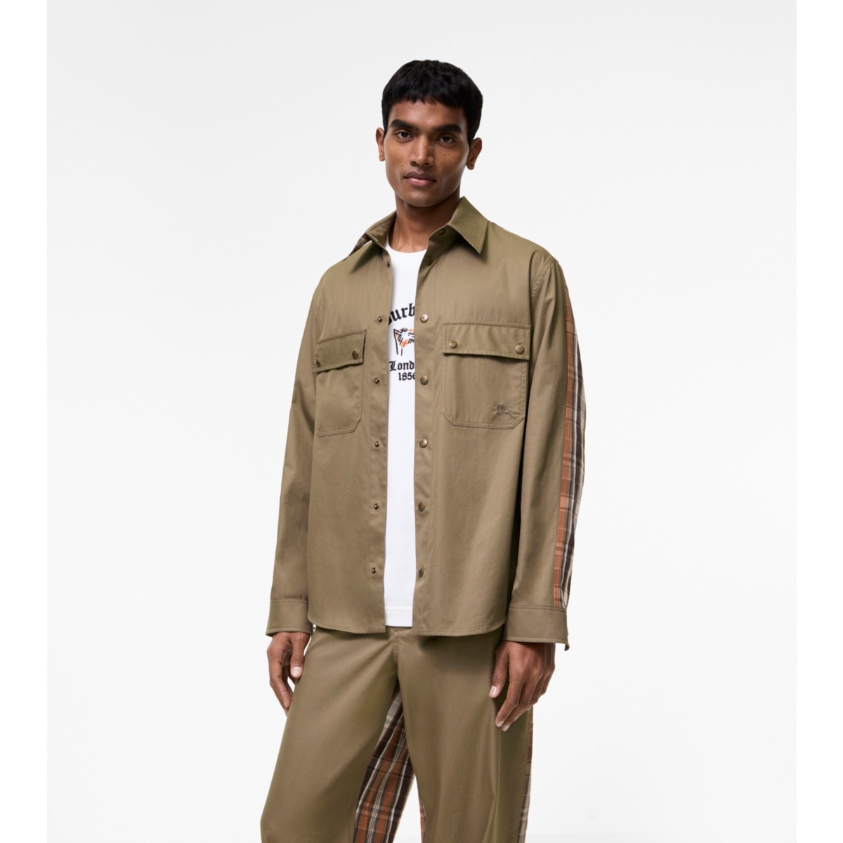  Check Tropical Gabardine and Shirt