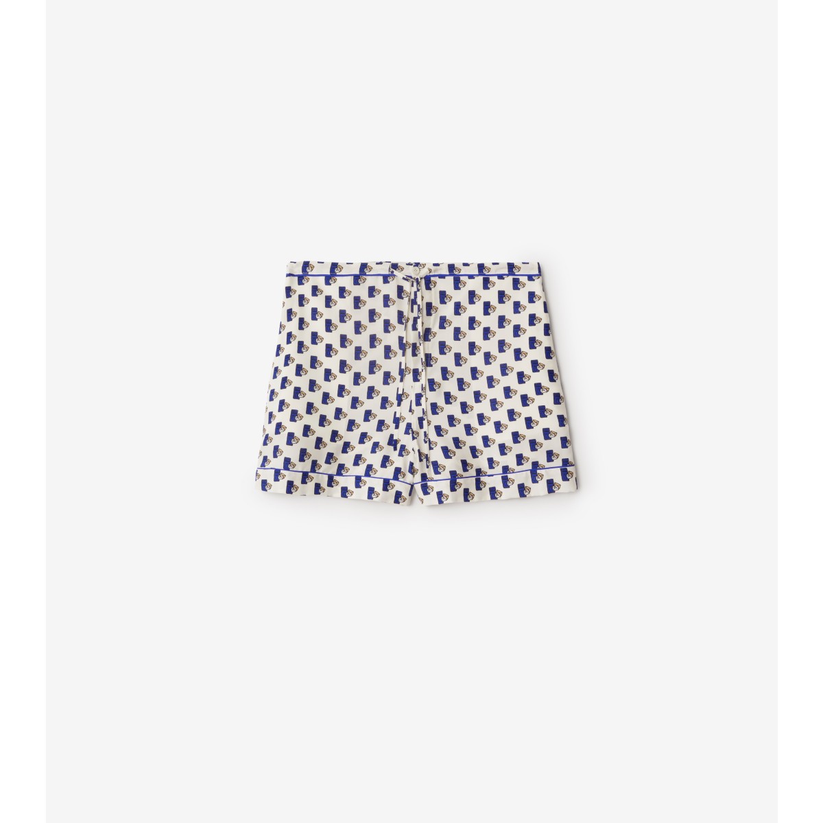 Burberry Postbox Silk Pyjama Shorts In Knight