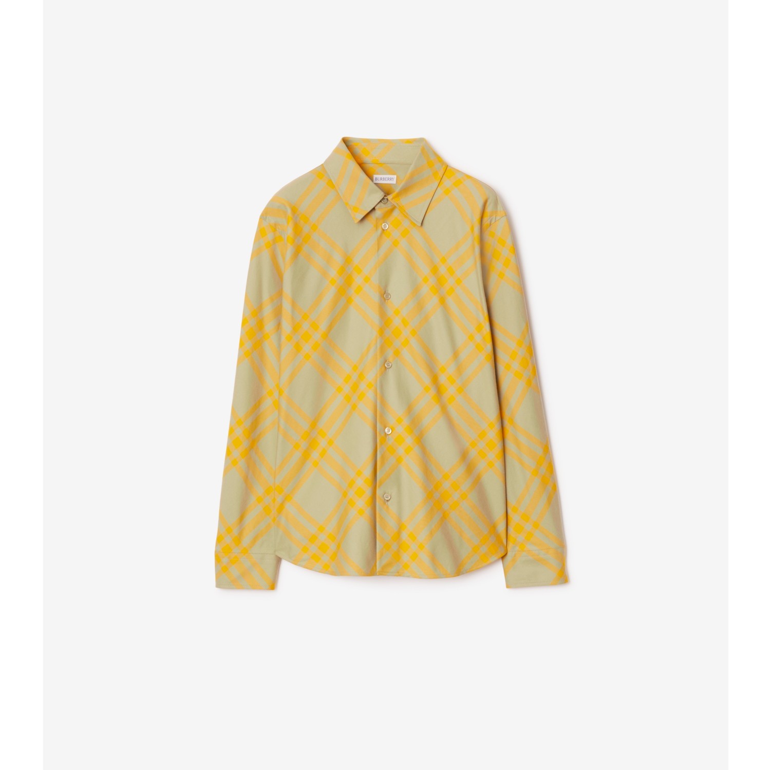 Burberry check sales shirt womens