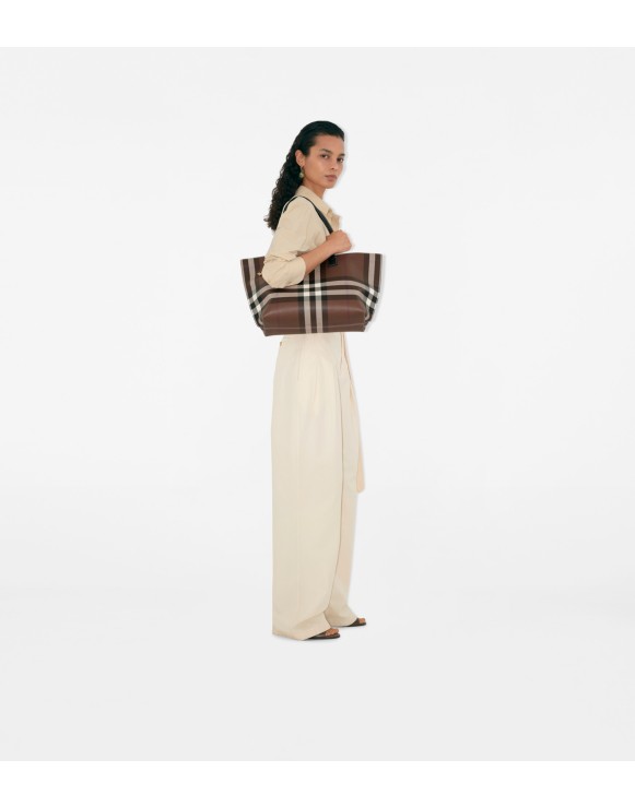 Medium Check Tote
