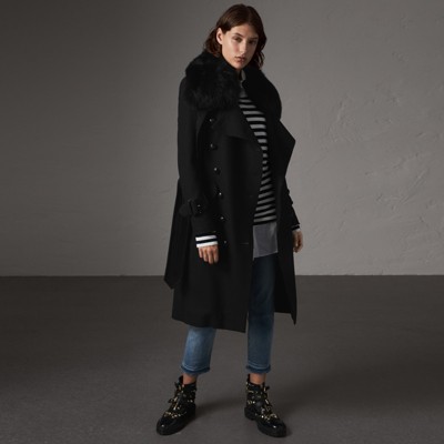 burberry womens pea coat