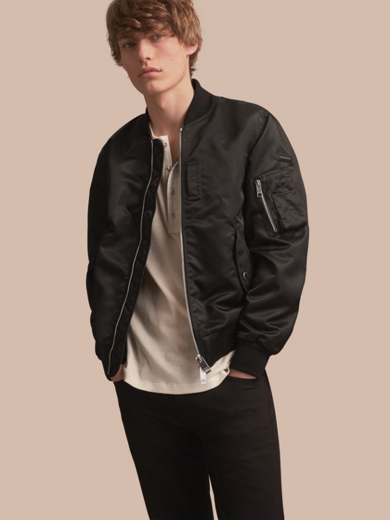 Men S Coats Jackets Burberry Technical Er Jacket Black