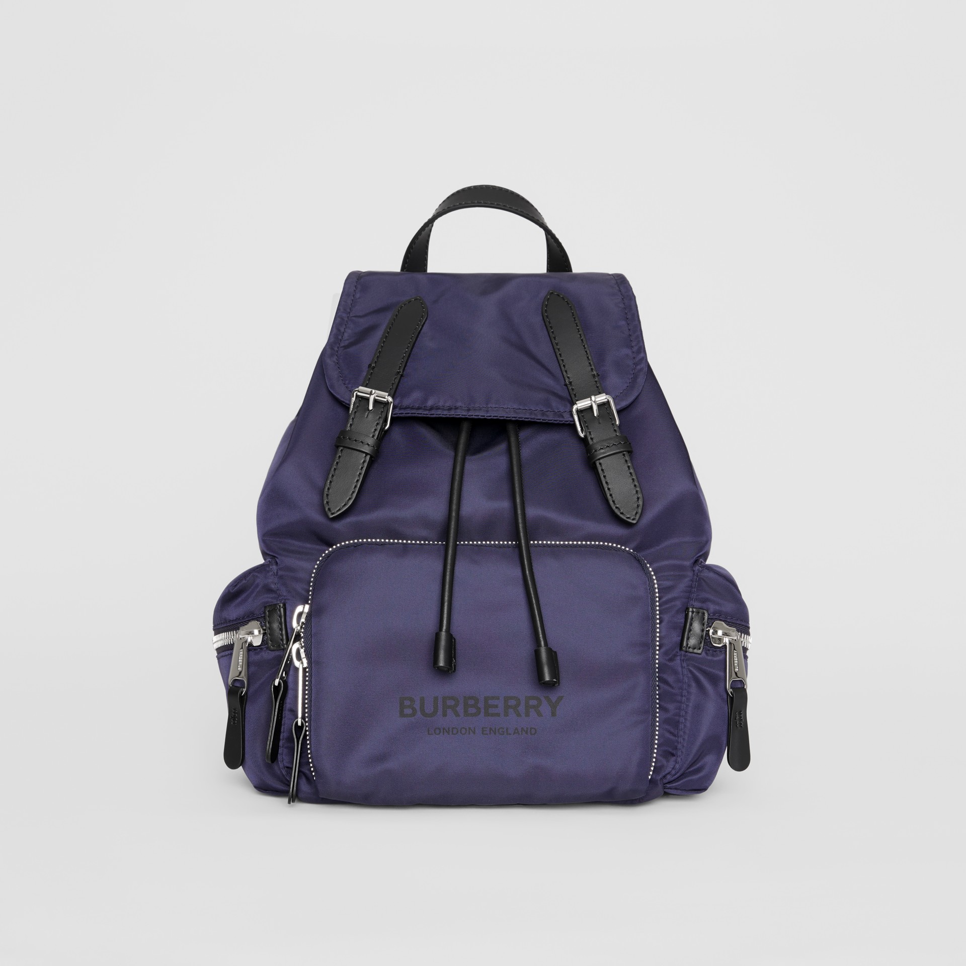 the medium rucksack in logo print econyl