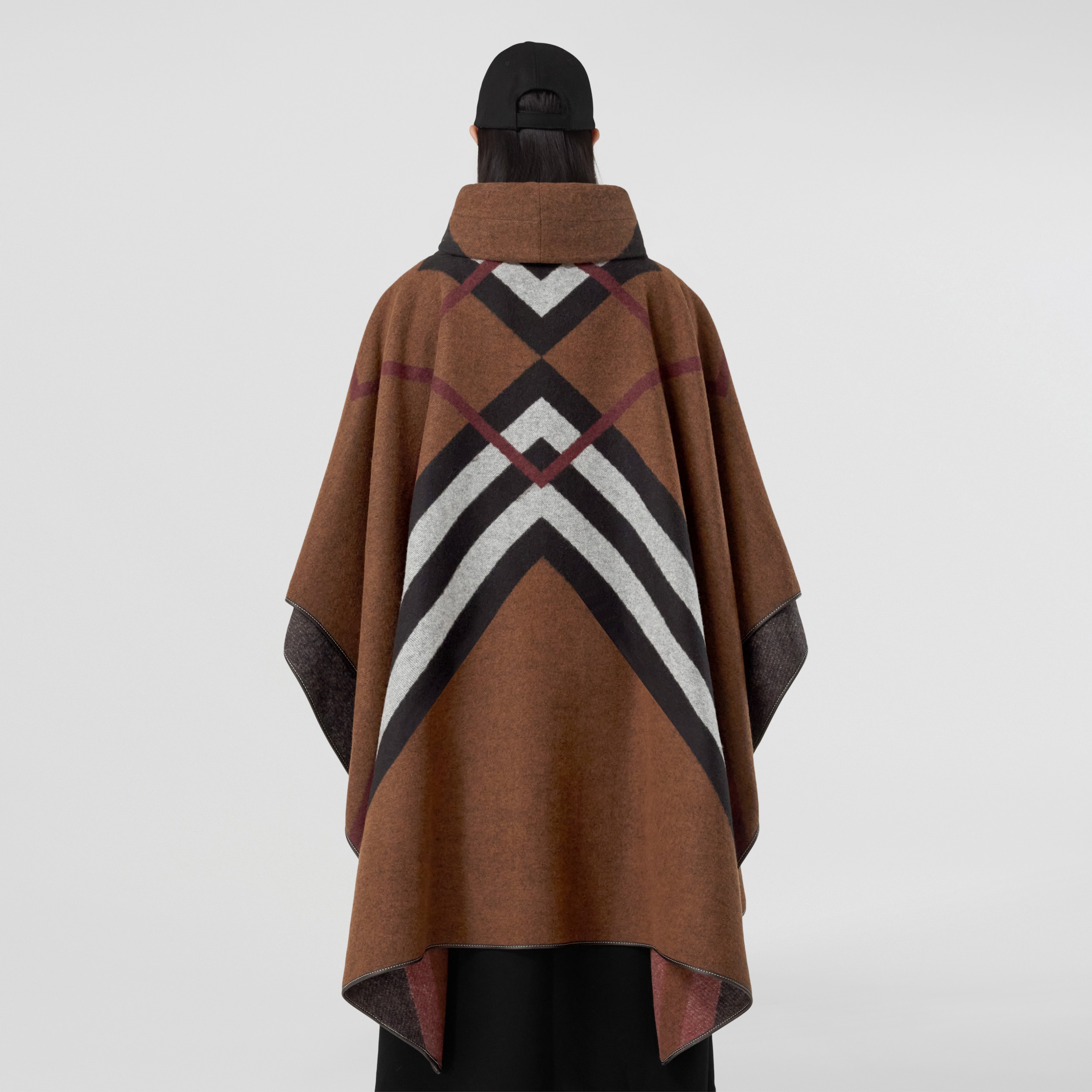 アイコンストライプ ウールカシミア ジャカードケープ (アーカイブ ...