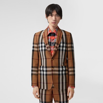 burberry chaqueta roja hombre