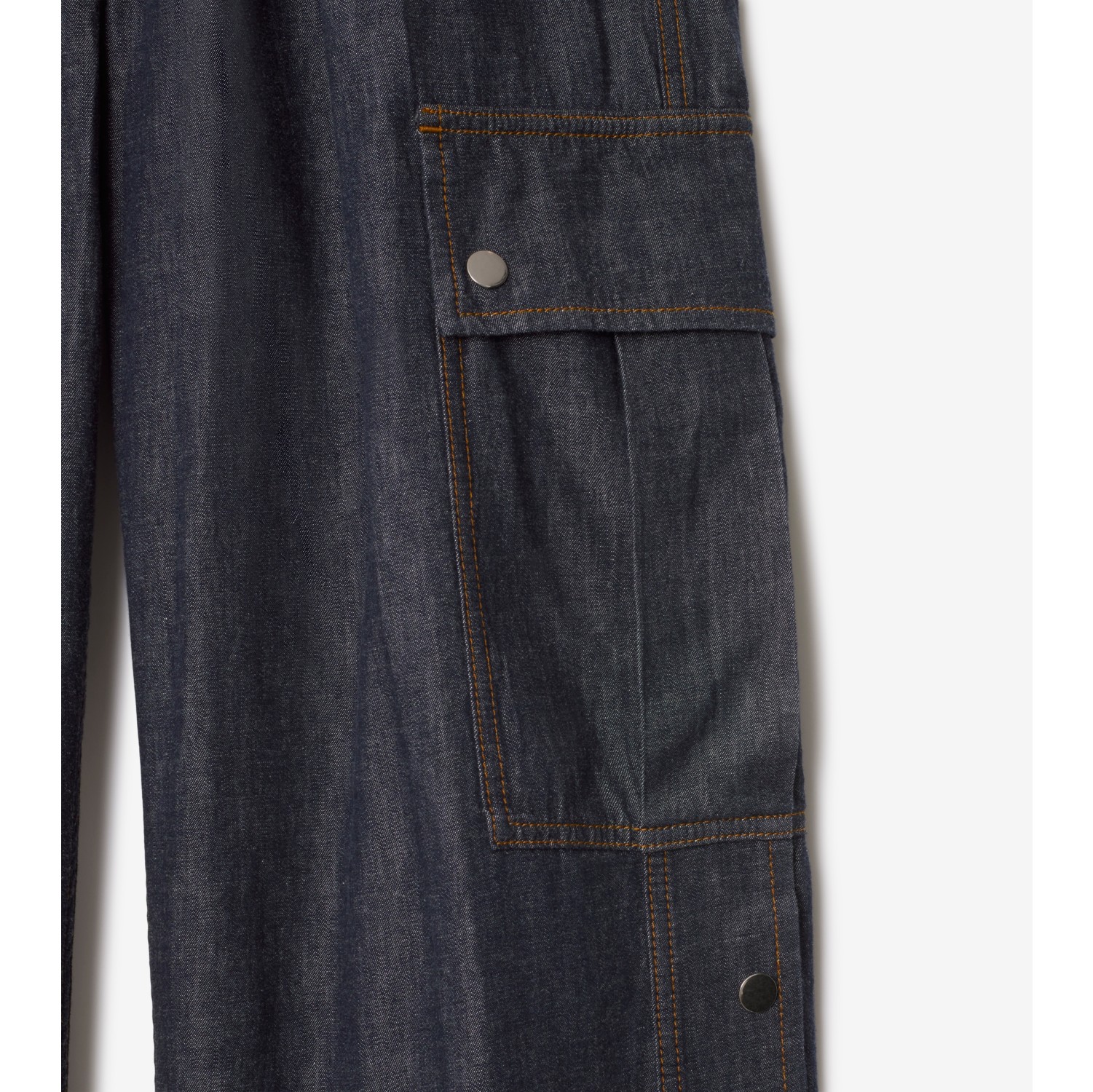 Denim Cargo Trousers