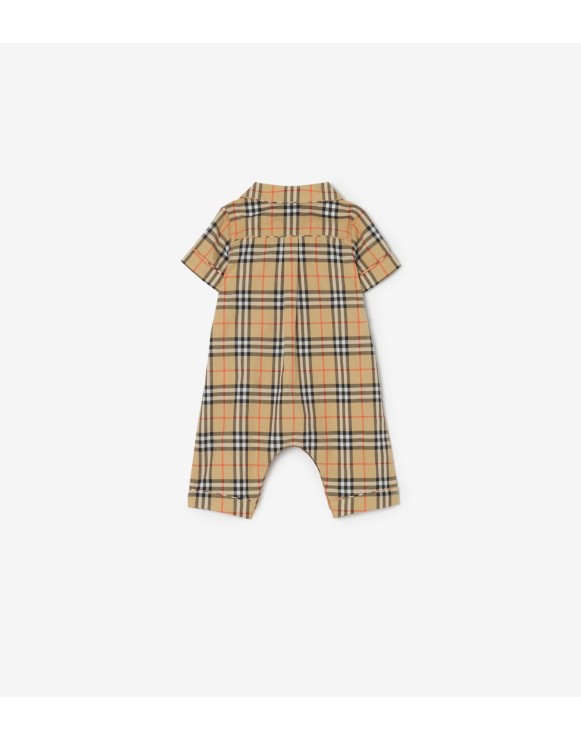 正規美品！Burberryバーバリーチェック新生児赤ちゃんボディースーツセット BURBERRY（バーバリー） ベビー ギフト ブランド ギフトセット ボディ