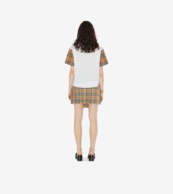 Burberry oversized check shirt - Neutrals