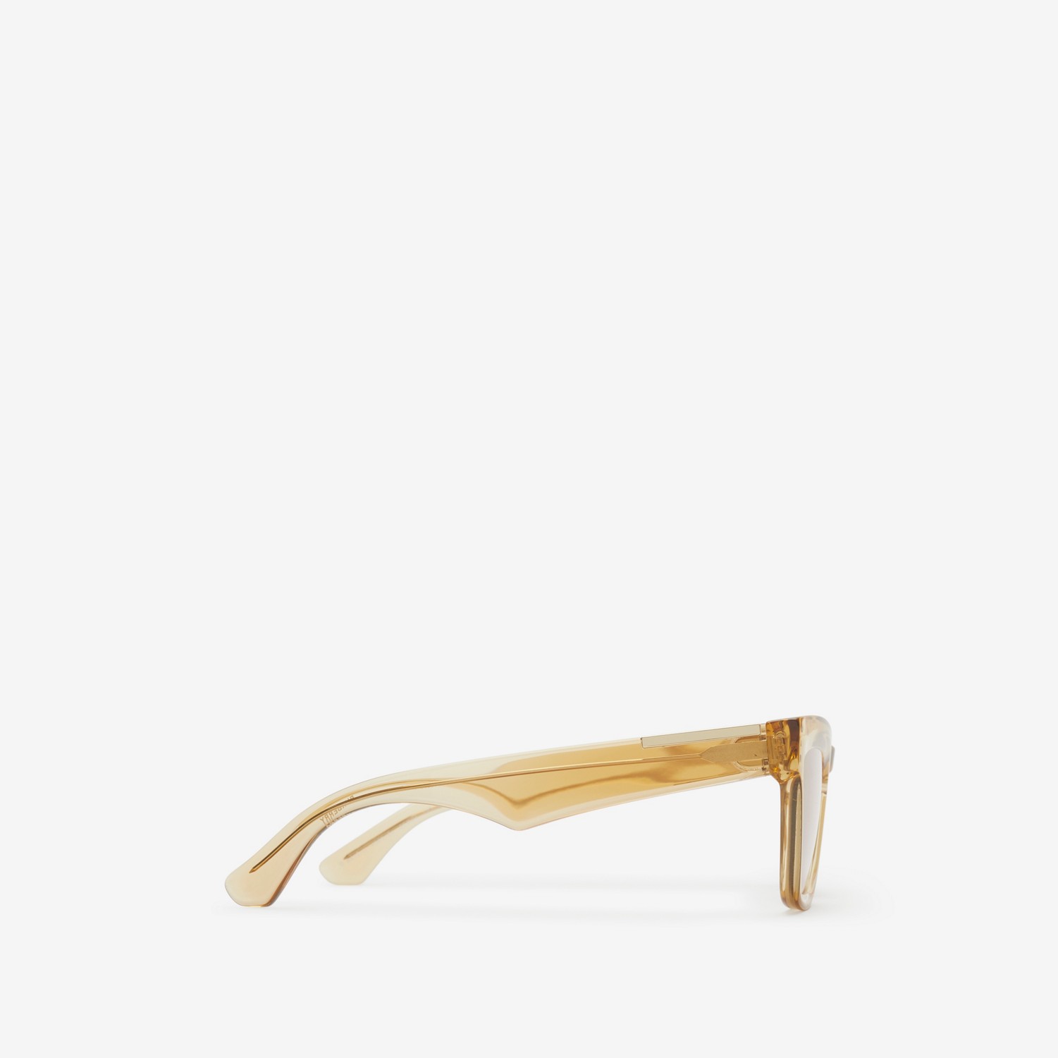 Sonnenbrille mit eckiger Fassung (Hellbeige) | Burberry®