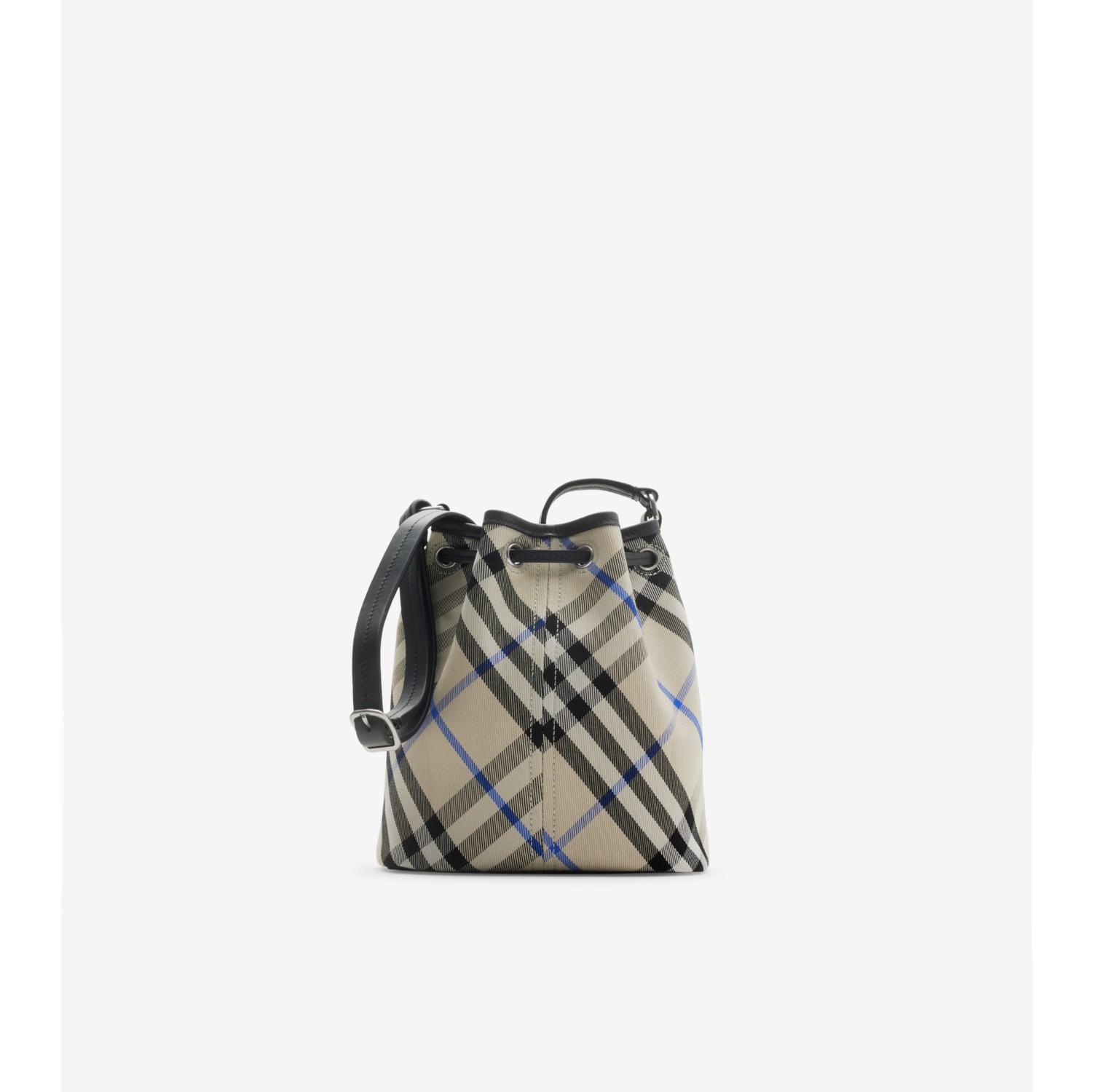 Mini Check Bucket Bag