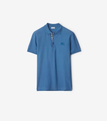 Cotton Polo Shirt in Soft fawn - Men | Burberry® Official