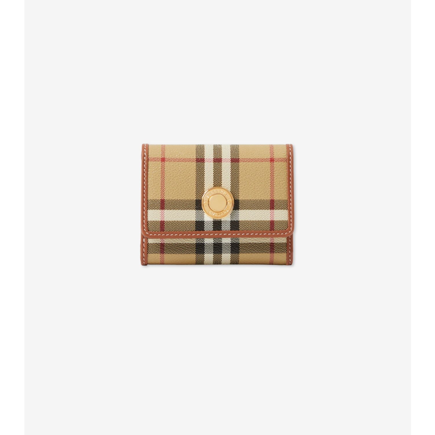 Cartera plegable Check pequeña