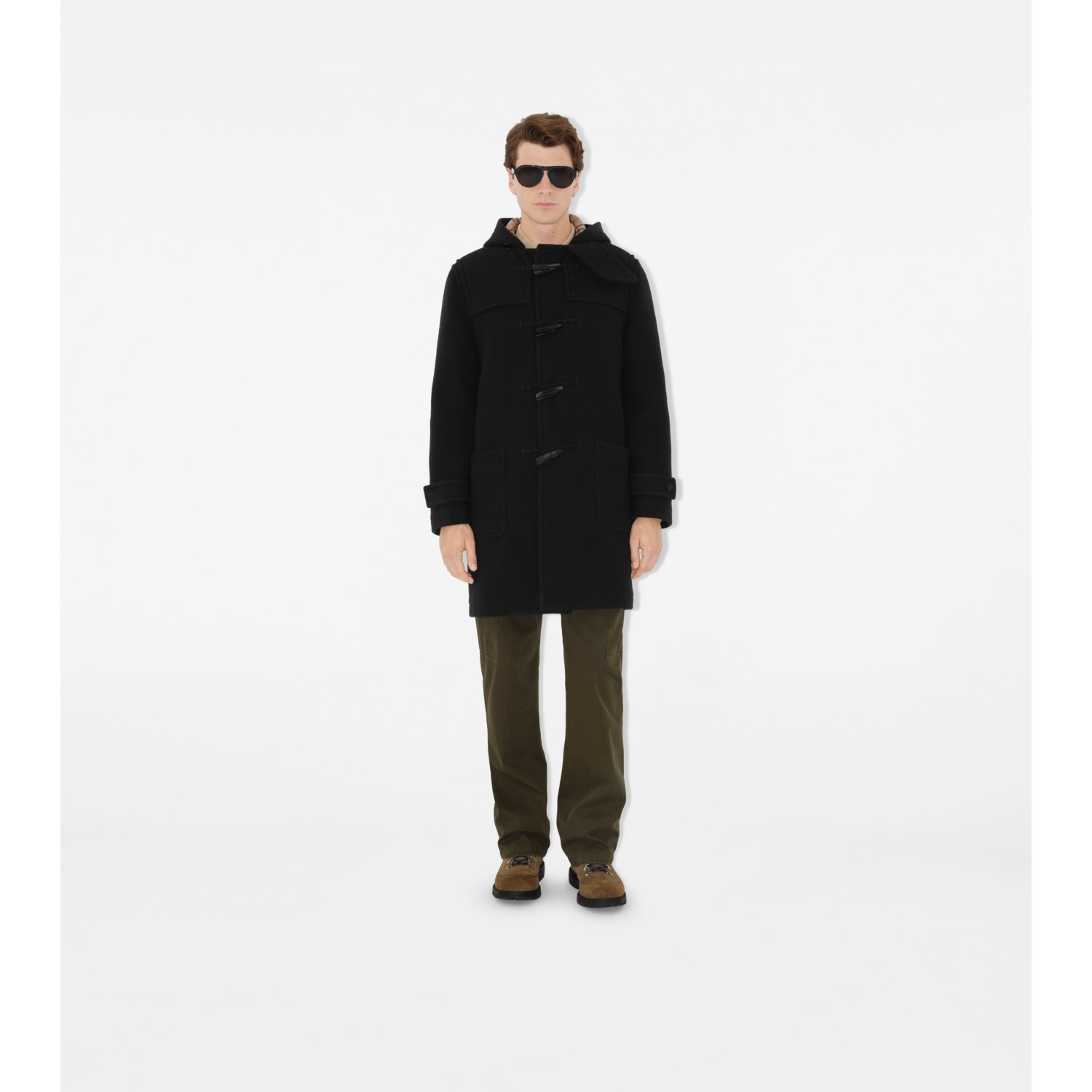 Mid-length Wool Harrogate Duffle Coat - thumbnail 2