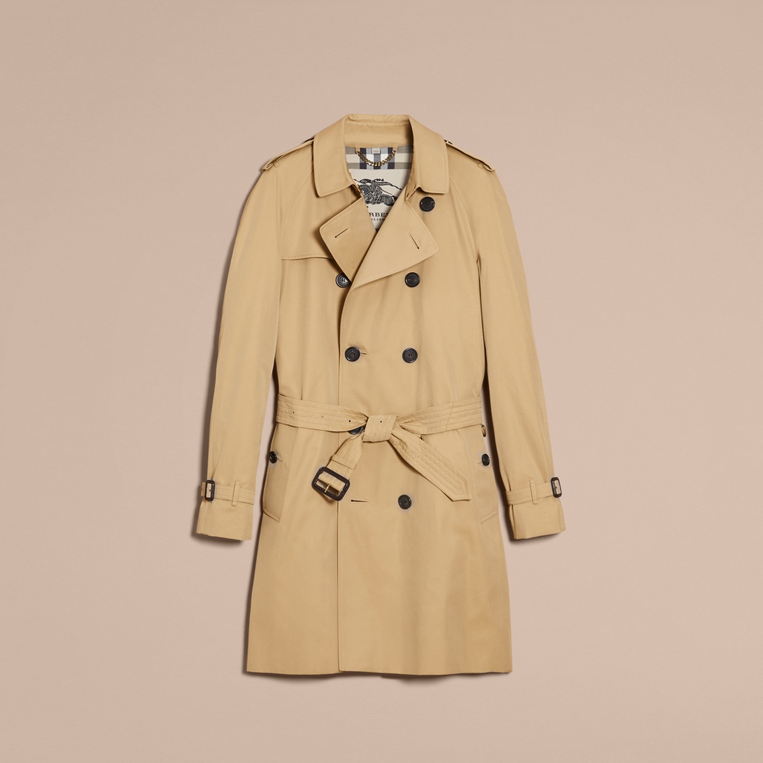 The Wiltshire – Long Heritage Trench Coat Honey | Burberry